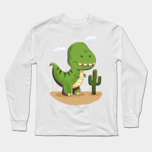 T-Rex No Internet Long Sleeve T-Shirt